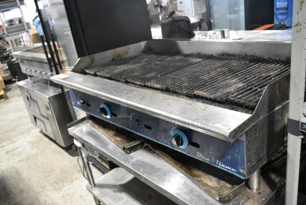 Blue Flame Stainless Stainless Steel Commercial Countertop Natural Gas Powered Charbroiler Grill. - Image 2 of 7