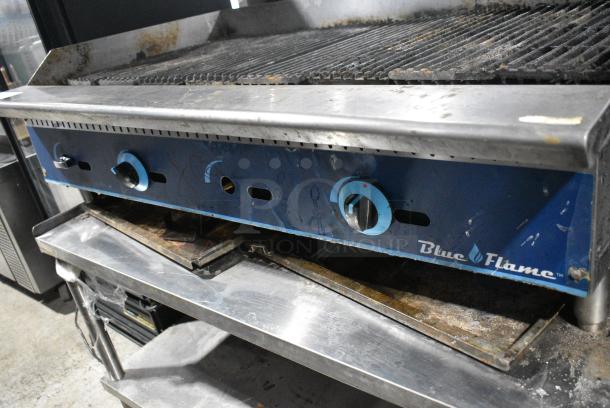 Blue Flame Stainless Stainless Steel Commercial Countertop Natural Gas Powered Charbroiler Grill. - Image 4 of 7