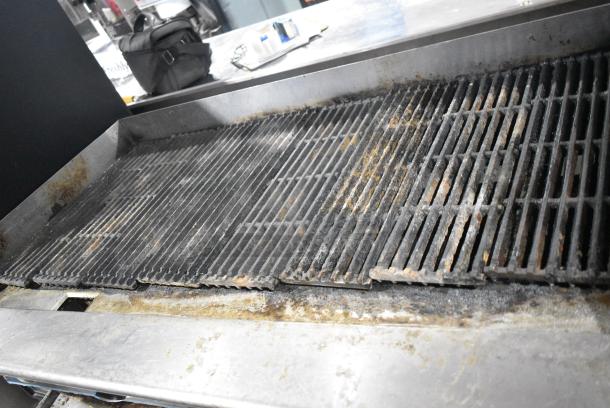 Blue Flame Stainless Stainless Steel Commercial Countertop Natural Gas Powered Charbroiler Grill. - Image 5 of 7