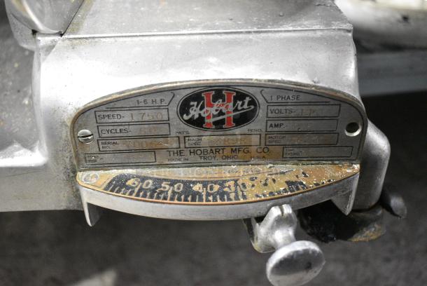 Hobart 700648 Metal Countertop Meat Slicer. 115 Volts, 1 Phase. Tested and Working! - Image 8 of 8