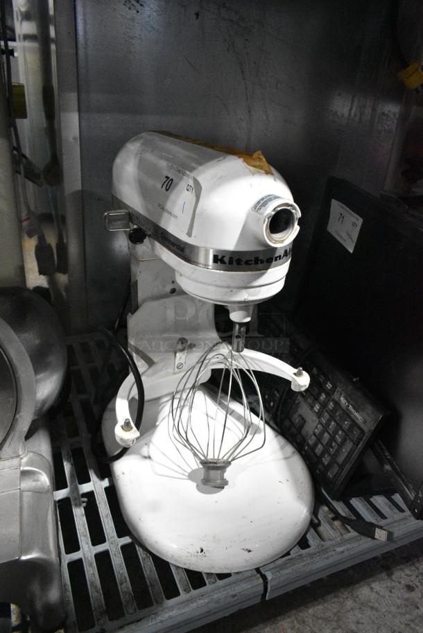 KitchenAid KM25G Metal Countertop Planetary Dough Mixer w/ Whisk Attachment. 120 Volts, 1 Phase. Tested and Does Not Power On - Image 1 of 8