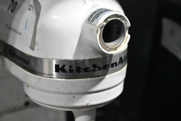 KitchenAid KM25G Metal Countertop Planetary Dough Mixer w/ Whisk Attachment. 120 Volts, 1 Phase. Tested and Does Not Power On - Image 2 of 8