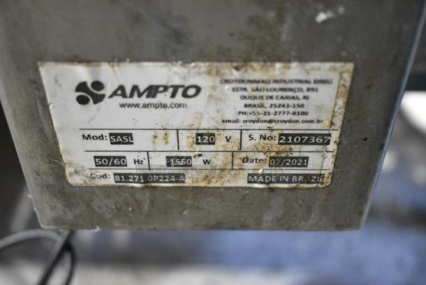 Ampto SASL Metal Commercial Countertop Panini Press. 120 Volts, 1 Phase. Tested and Does Not Power On - Image 7 of 7