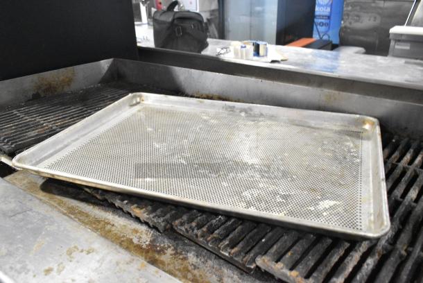 27 Metal Full Size Baking Pans. Some Perforated. 27 Times Your Bid! - Image 3 of 3