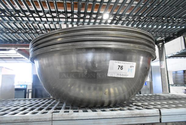 11 Metal Bowls. 11 Times Your Bid! - Image 1 of 3