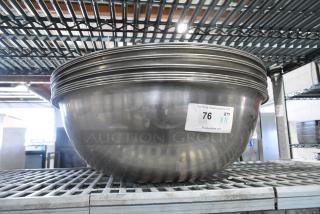 11 Metal Bowls. 11 Times Your Bid!
