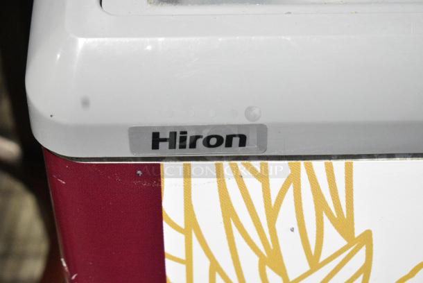Hiron SD-300 Metal Commercial Ice Cream Freezer Merchandiser on Commercial Casters. 115 Volts, 1 Phase. Tested and Working! - Image 2 of 7
