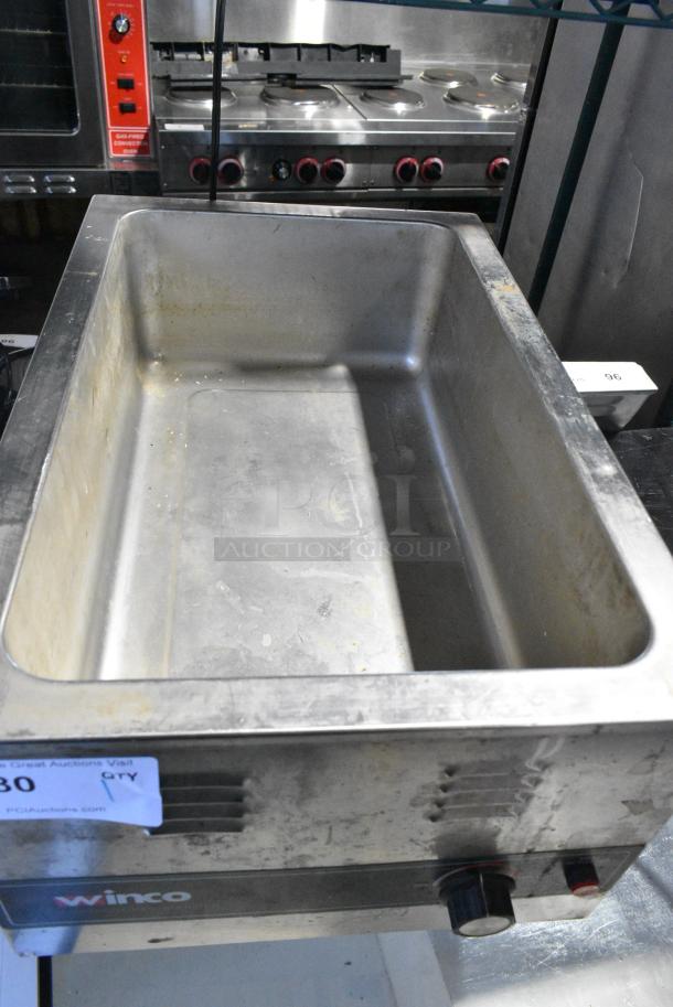 Winco FW-S600 Stainless Steel Commercial Countertop Food Warmer. 120 Volts, 1 Phase. Tested and Working! - Image 4 of 6