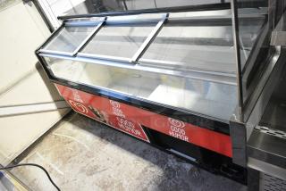 Hussmann LBN-6 Metal Commercial Ice Cream Freezer Merchandiser. 115 Volts, 1 Phase. Cannot Test - Trips Breaker