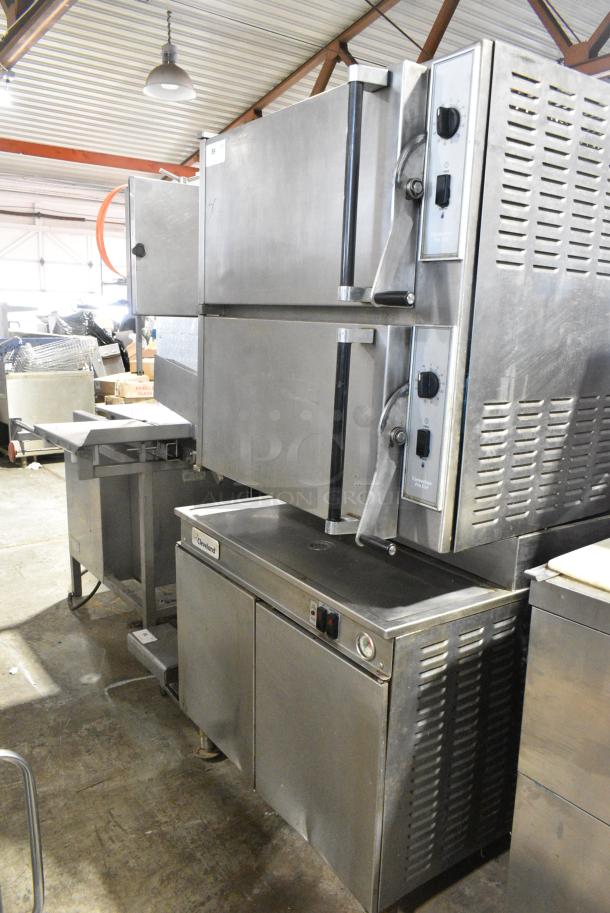 Cleveland 36CGM16300 Metal Commercial Natural Gas Powered 2 Deck Steam Cabinet. 300,000 BTU. - Image 3 of 9