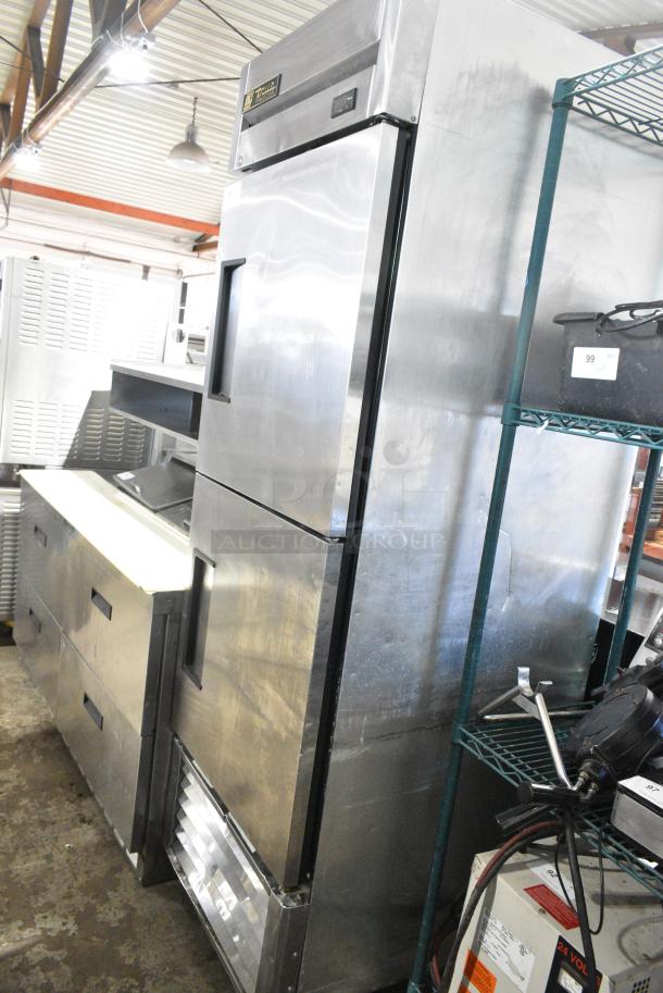 True T-23F-2-MC Stainless Steel Commercial 2 Half Size Door Reach In Freezer on Commercial Casters. 115 Volts, 1 Phase. Tested and Powers On But Does Not Get Cold - Image 2 of 10