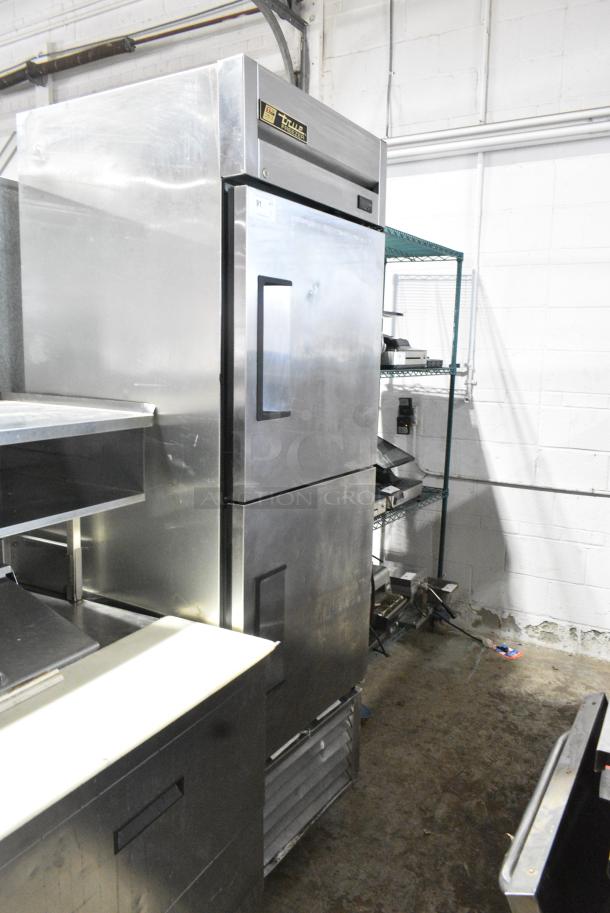 True T-23F-2-MC Stainless Steel Commercial 2 Half Size Door Reach In Freezer on Commercial Casters. 115 Volts, 1 Phase. Tested and Powers On But Does Not Get Cold - Image 3 of 10