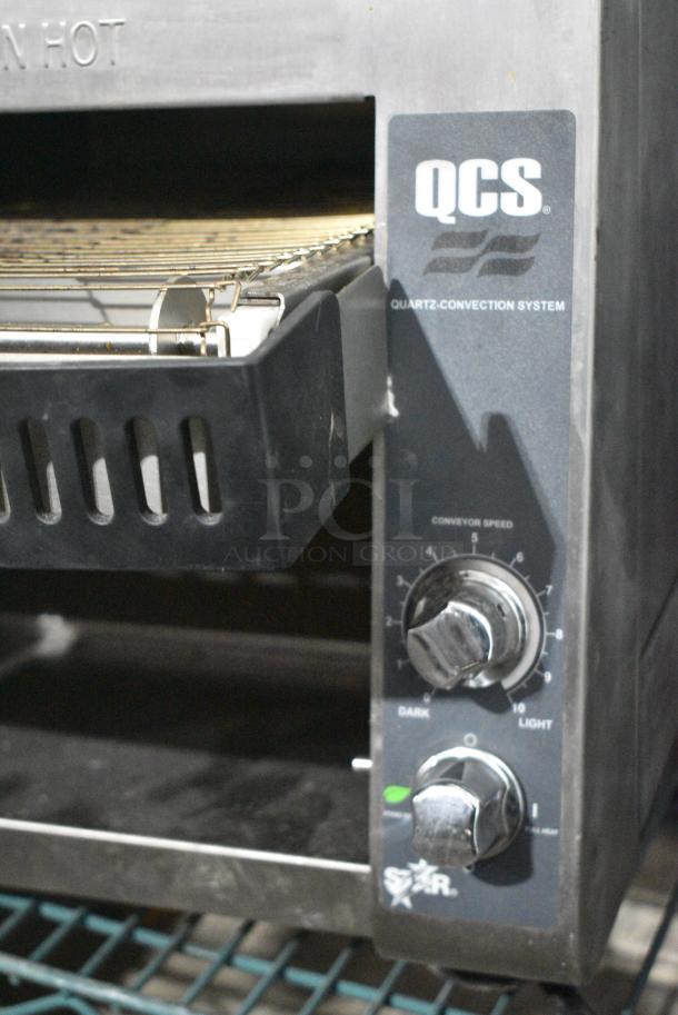 Star Holman QCS-1-350C Stainless Steel Commercial Countertop Electric Powered Conveyor Toaster Oven. 120 Volts, 1 Phase. Tested and Working! - Image 5 of 9