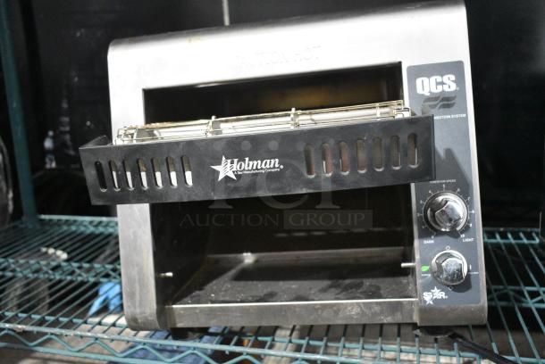 Star Holman QCS-1-350C Stainless Steel Commercial Countertop Electric Powered Conveyor Toaster Oven. 120 Volts, 1 Phase. Tested and Working! - Image 6 of 9