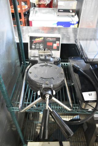 Stainless Steel Commercial Countertop Waffle Maker. 240 Volts.