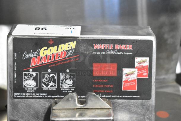 Stainless Steel Commercial Countertop Waffle Maker. 240 Volts. - Image 3 of 9