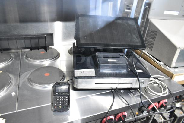 Appetize POS Monitor w/ Receipt Printer, Metal Cash Drawer and Credit Card Reader - Image 5 of 8
