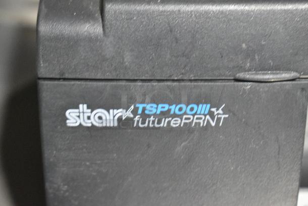 3 Receipt Printers Including Epson and 2 Star. Comes w/ Receipt Printer Rolls and Bus Bin. 3 Times Your Bid! - Image 7 of 10
