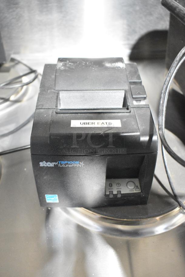 3 Receipt Printers Including Epson and 2 Star. Comes w/ Receipt Printer Rolls and Bus Bin. 3 Times Your Bid! - Image 9 of 10