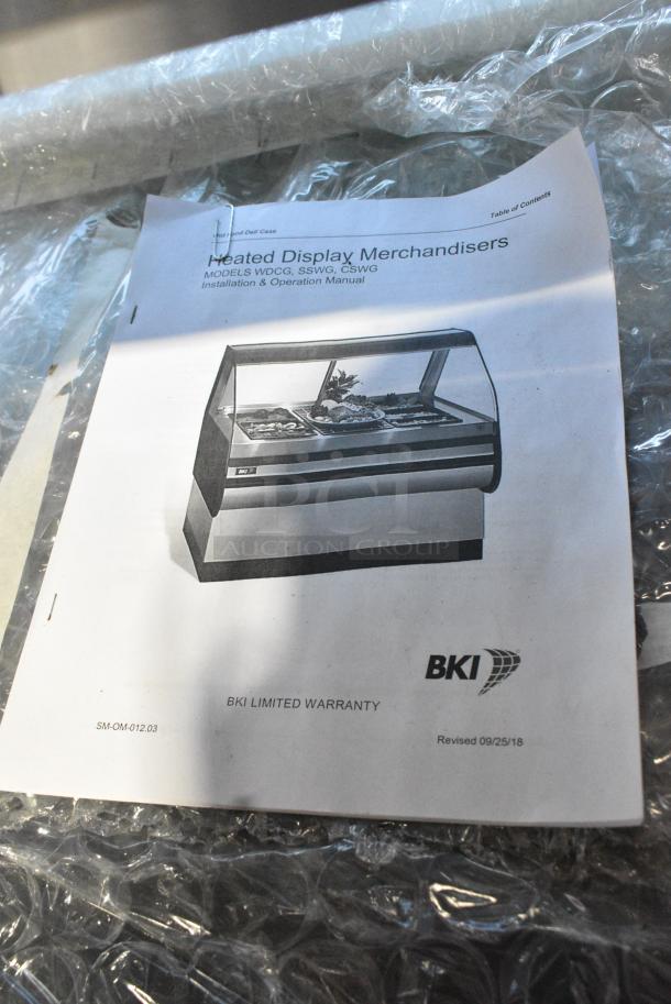 BRAND NEW SCRATCH AND DENT! BKI TSWC7 Stainless Steel Commercial Floor Style Heated Display Case Merchandiser. 208 Volts, 3/1 Phase. - Image 5 of 8