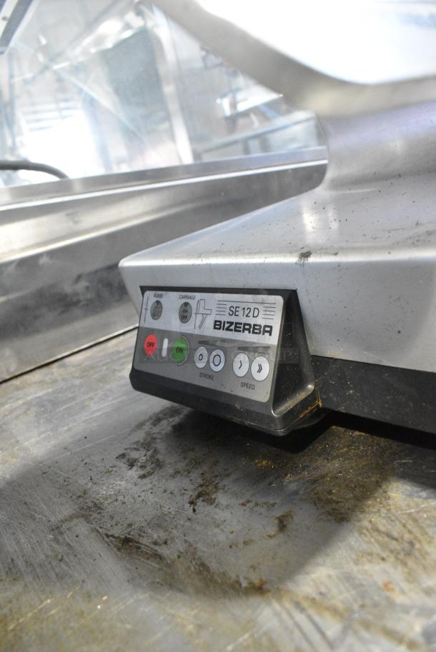 Bizerba SE12D Metal Commercial Countertop Meat Slicer. 115 Volts, 1 Phase. Tested and Working! - Image 2 of 5
