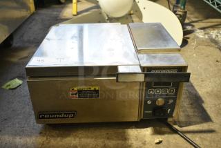 Roundup AJ Antunes DFW-150CF Stainless Steel Commercial Countertop Steamer. 120 Volts, 1 Phase. Tested and Working!