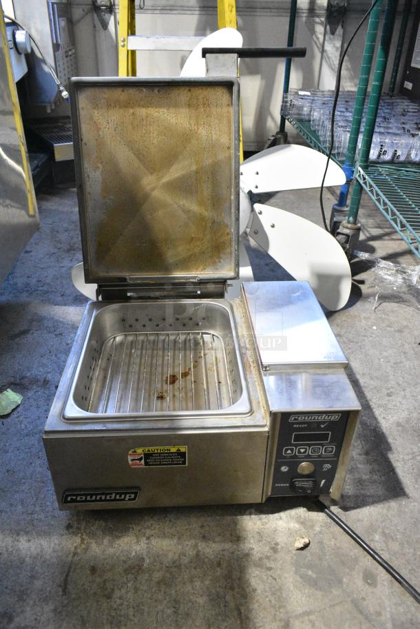 Roundup AJ Antunes DFW-150CF Stainless Steel Commercial Countertop Steamer. 120 Volts, 1 Phase. Tested and Working! - Image 4 of 7