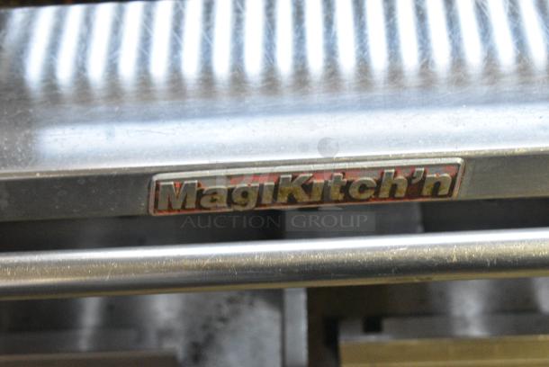 MagiKitch'n Stainless Steel Commercial Natural Gas Powered Charbroiler Grill on Commercial Casters. - Image 4 of 10