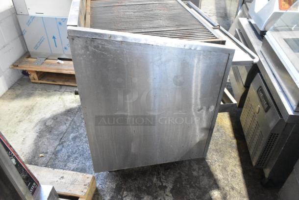 MagiKitch'n Stainless Steel Commercial Natural Gas Powered Charbroiler Grill on Commercial Casters. - Image 8 of 10