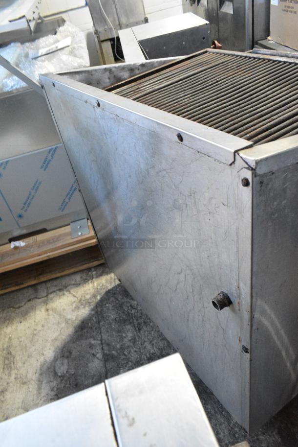 MagiKitch'n Stainless Steel Commercial Natural Gas Powered Charbroiler Grill on Commercial Casters. - Image 9 of 10