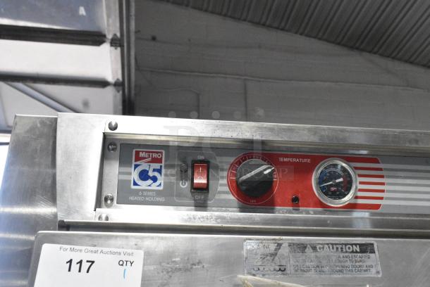 Metro C569-SFS-UA Metal Commercial Heated Holding Cabinet on Commercial Casters. 120 Volts, 1 Phase. Cannot Test Due To Plug Style - Image 4 of 8