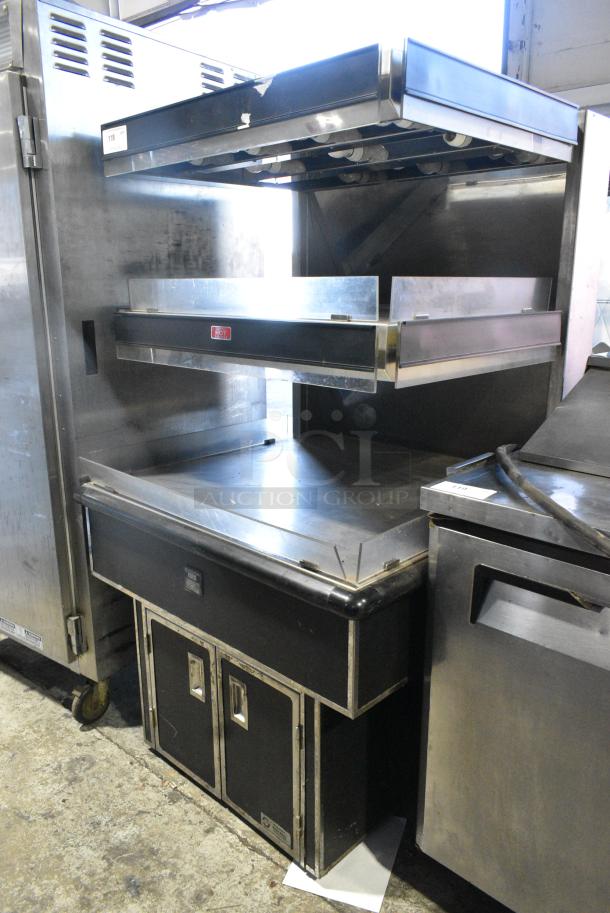 Atlantic Food Bars Metal Commercial Reach In Grab N Go Merchandiser on Commercial Casters. Cannot Test - Unit Was Previously Hardwired - Image 1 of 8