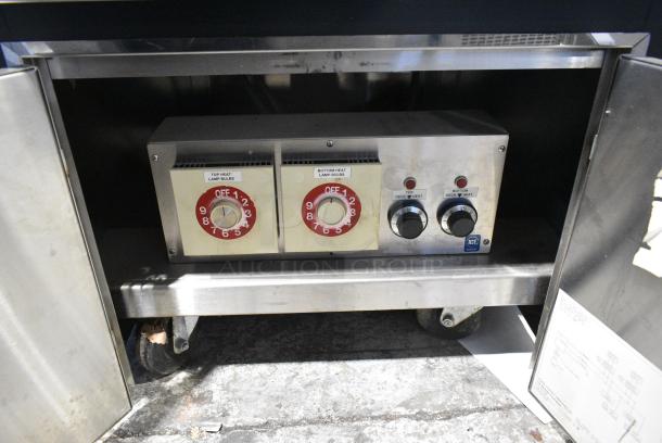 Atlantic Food Bars Metal Commercial Reach In Grab N Go Merchandiser on Commercial Casters. Cannot Test - Unit Was Previously Hardwired - Image 5 of 8