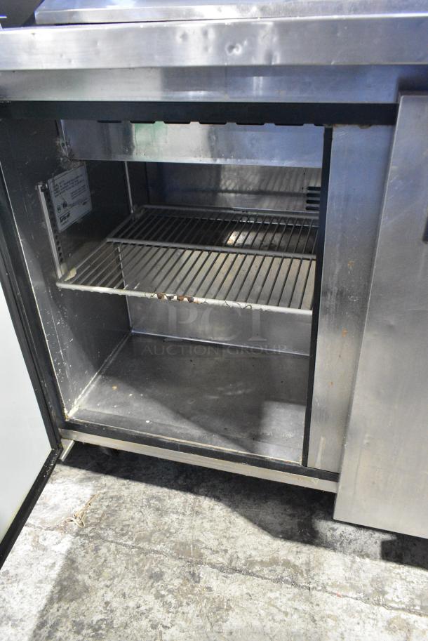 Turbo Air MST-72 Stainless Steel Commercial Sandwich Salad Prep Table Bain Marie Mega Top on Commercial Casters. 115 Volts, 1 Phase. Tested and Working! - Image 7 of 11