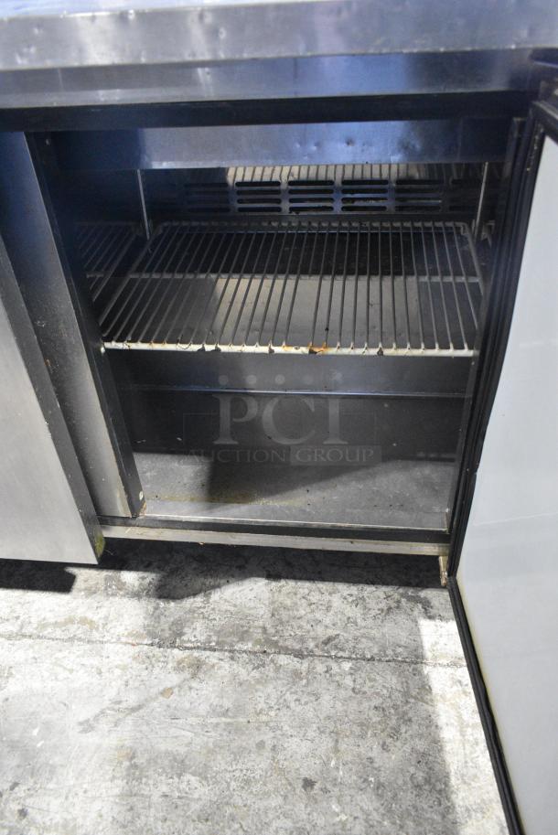 Turbo Air MST-72 Stainless Steel Commercial Sandwich Salad Prep Table Bain Marie Mega Top on Commercial Casters. 115 Volts, 1 Phase. Tested and Working! - Image 8 of 11