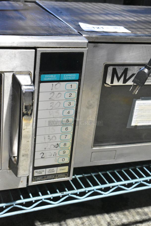 Sharp R-22GV-F Metal Commercial Countertop Microwave Oven. 120 Volts, 1 Phase. - Image 3 of 6
