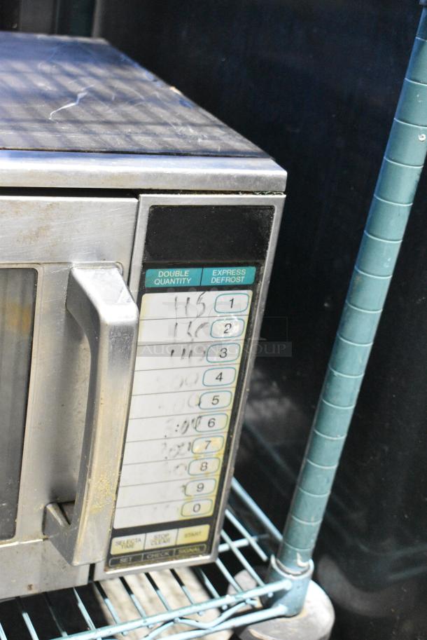 Sharp R-22GV Metal Commercial Countertop Microwave Oven. 120 Volts, 1 Phase. - Image 2 of 5