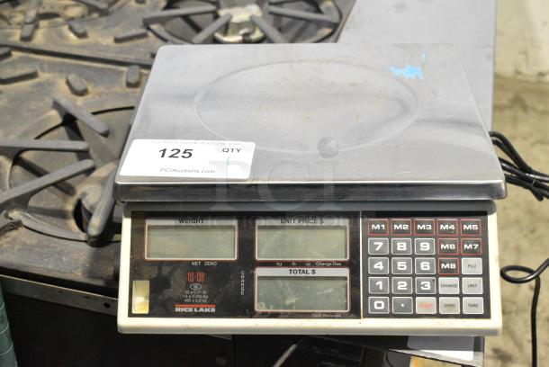 Rice Lake RS-130 Metal Countertop 30 Pound Capacity Scale. Tested and Working! - Image 1 of 7
