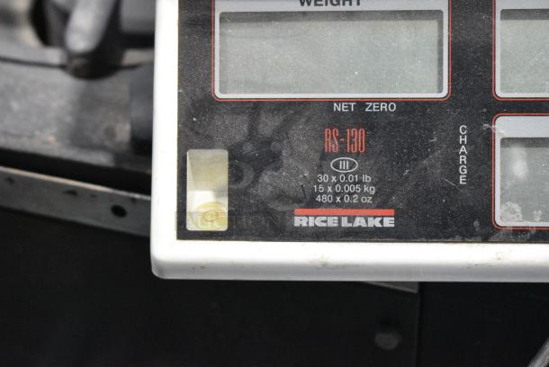 Rice Lake RS-130 Metal Countertop 30 Pound Capacity Scale. Tested and Working! - Image 3 of 7