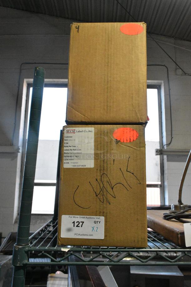 2 Boxes of Sticker Rolls. 2 Times Your Bid! - Image 2 of 4