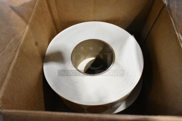 Box of Brown Sticker Rolls - Image 3 of 4