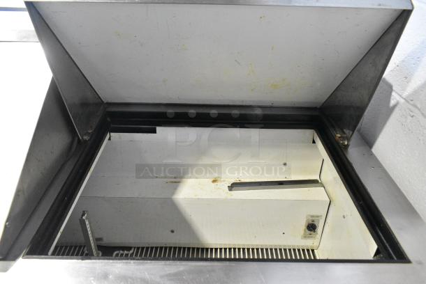 True TSSU-60-24M-B-ST Stainless Steel Commercial Sandwich Salad Prep Table Bain Marie Mega Top on Commercial Casters. 115 Volts, 1 Phase. Tested and Working! - Image 5 of 9