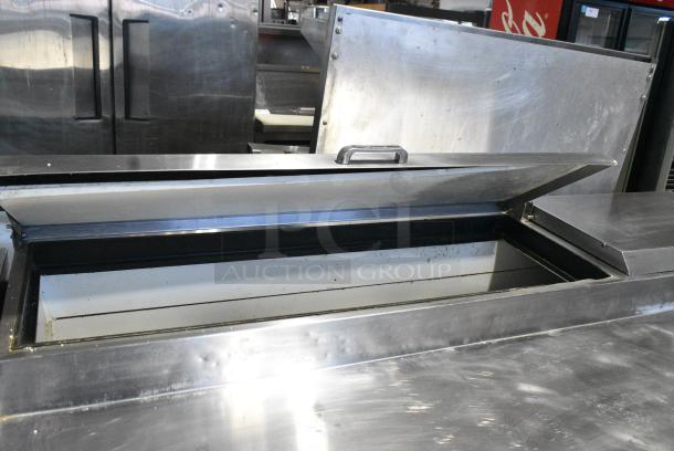 True TPP-67 Stainless Steel Commercial Pizza Prep Table on Commercial Casters. 115 Volts, 1 Phase. Tested and Powers On But Does Not Get Cold - Image 6 of 13