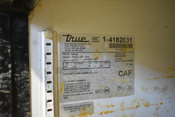 True TPP-67 Stainless Steel Commercial Pizza Prep Table on Commercial Casters. 115 Volts, 1 Phase. Tested and Powers On But Does Not Get Cold - Image 13 of 13