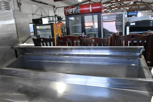 Stainless Steel Commercial Pizza Prep Table w/ 4 Drawers on Commercial Casters. 115 Volts, 1 Phase. Tested and Working! - Image 4 of 9