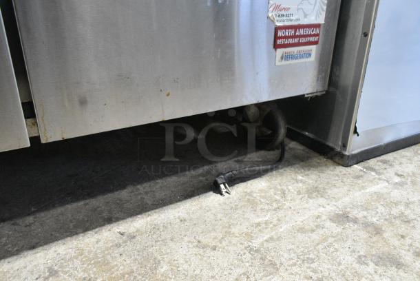 2020 AWTC48-GR Stainless Steel Commercial 2 Door Work Top Cooler on Commercial Casters. 115 Volts, 1 Phase. Tested and Powers On But Does Not Get Cold - Image 2 of 6