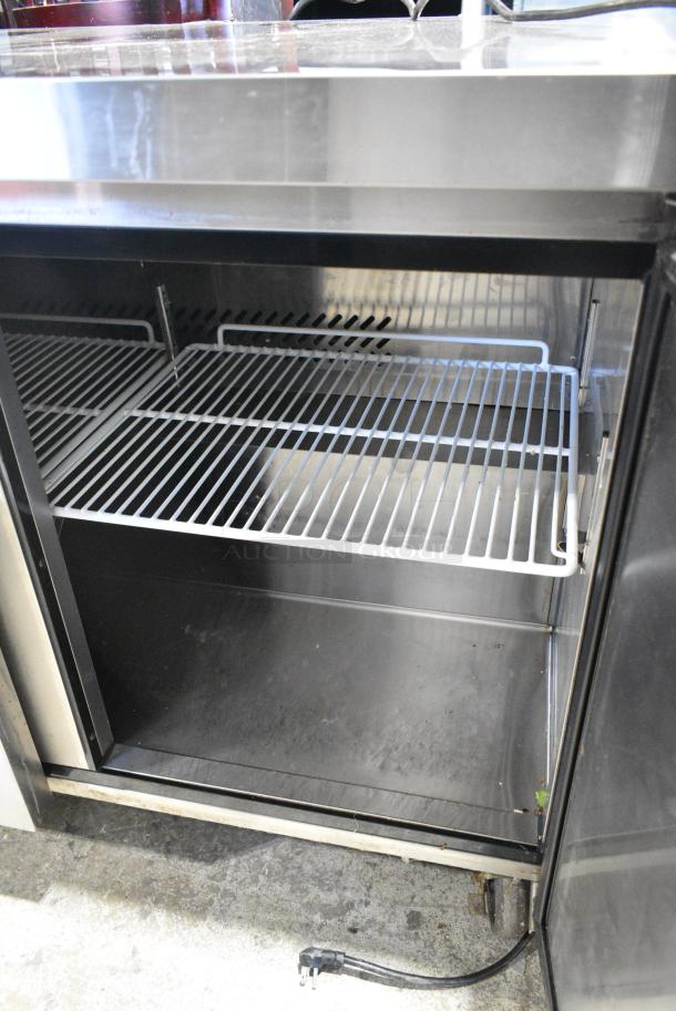 2020 AWTC48-GR Stainless Steel Commercial 2 Door Work Top Cooler on Commercial Casters. 115 Volts, 1 Phase. Tested and Powers On But Does Not Get Cold - Image 4 of 6