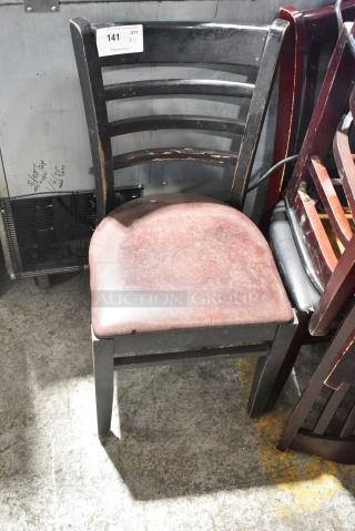 2 Wooden Dining Height Chair. 2 Times Your Bid!