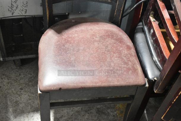 2 Wooden Dining Height Chair. 2 Times Your Bid! - Image 4 of 4