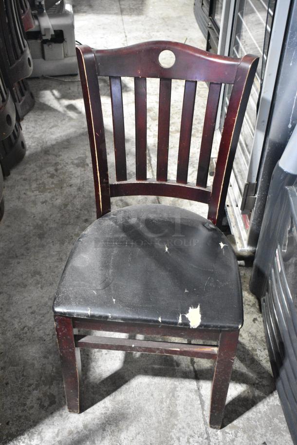 20 Wooden Dining Height Chair. 20 Times Your Bid! - Image 1 of 4